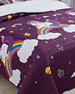 Pack Invierno Total Cubrecama Sherpa + Sábanas Polar Plaza y Media - Miniatura 7