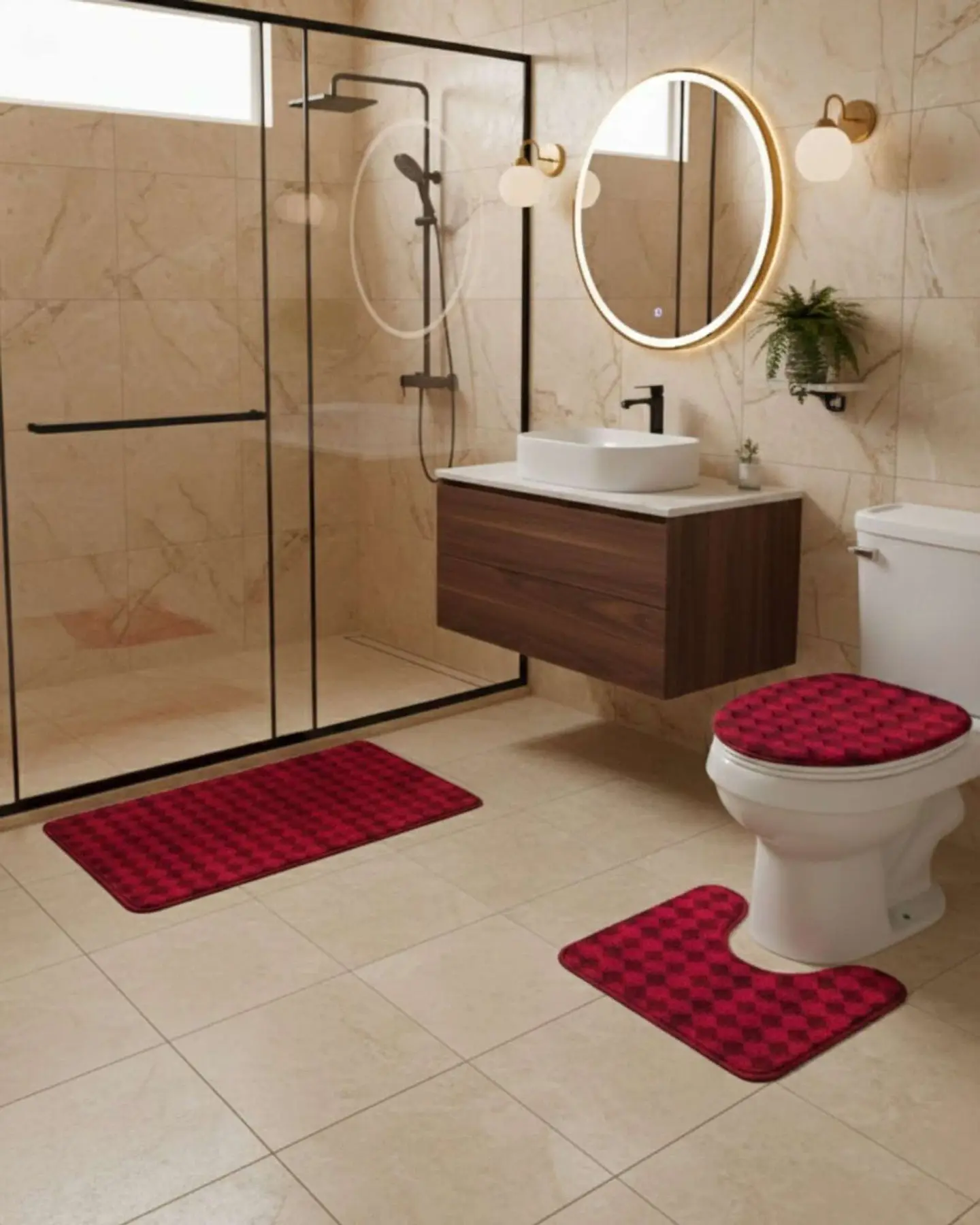 SET DE BAÑO 3 PIEZAS SUAVES Y ABSORBENTES 3