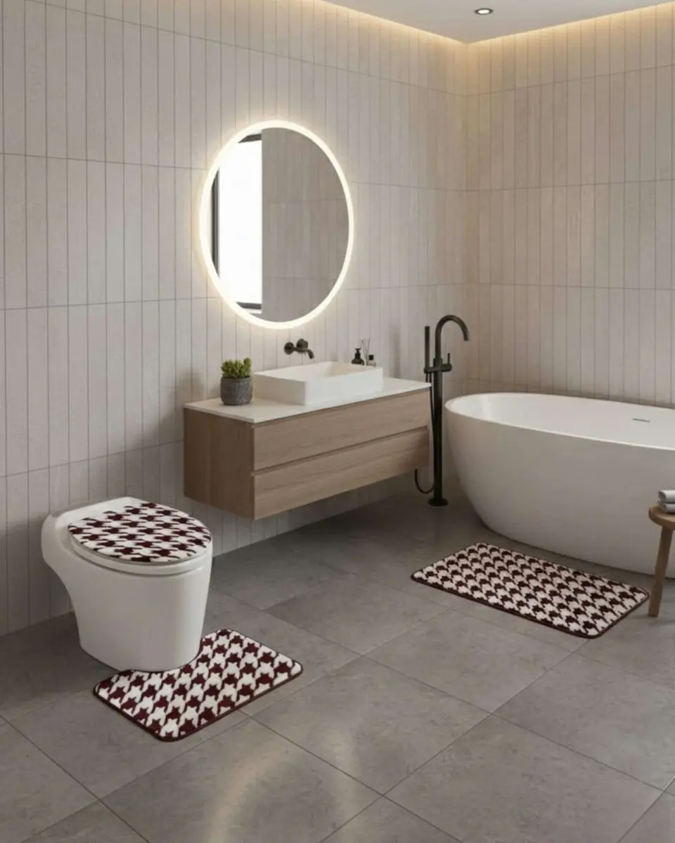 SET DE BAÑO 3 PIEZAS SUAVES Y ABSORBENTES 3