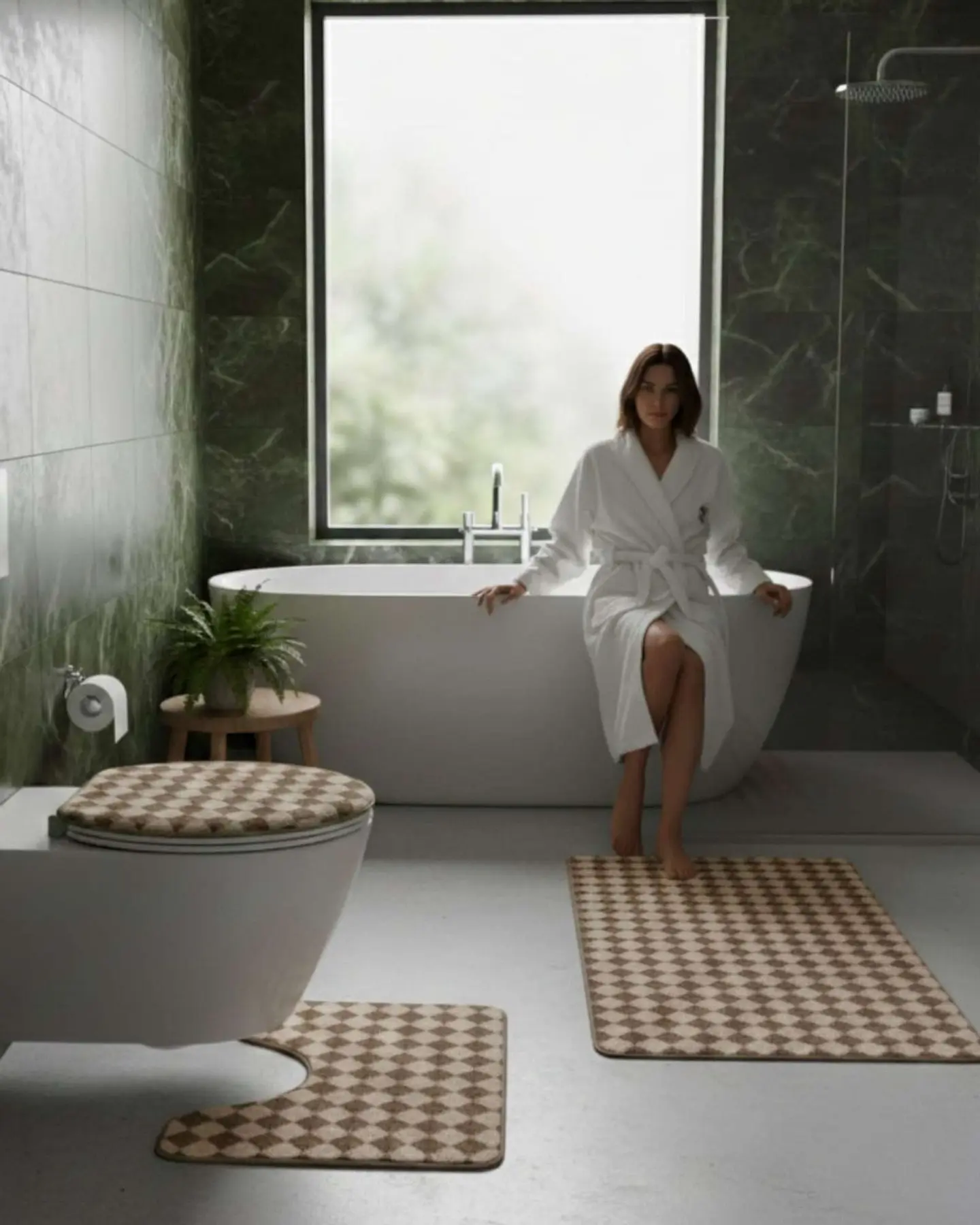 SET DE BAÑO 3 PIEZAS SUAVES Y ABSORBENTES 4