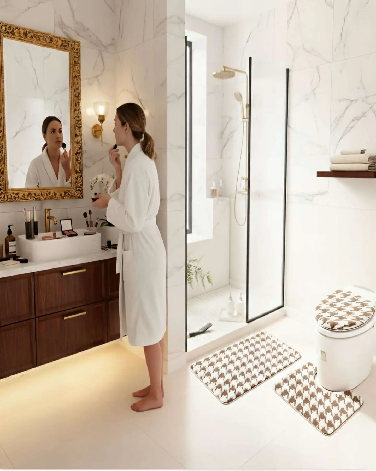 SET DE BAÑO 3 PIEZAS SUAVES Y ABSORBENTES 3