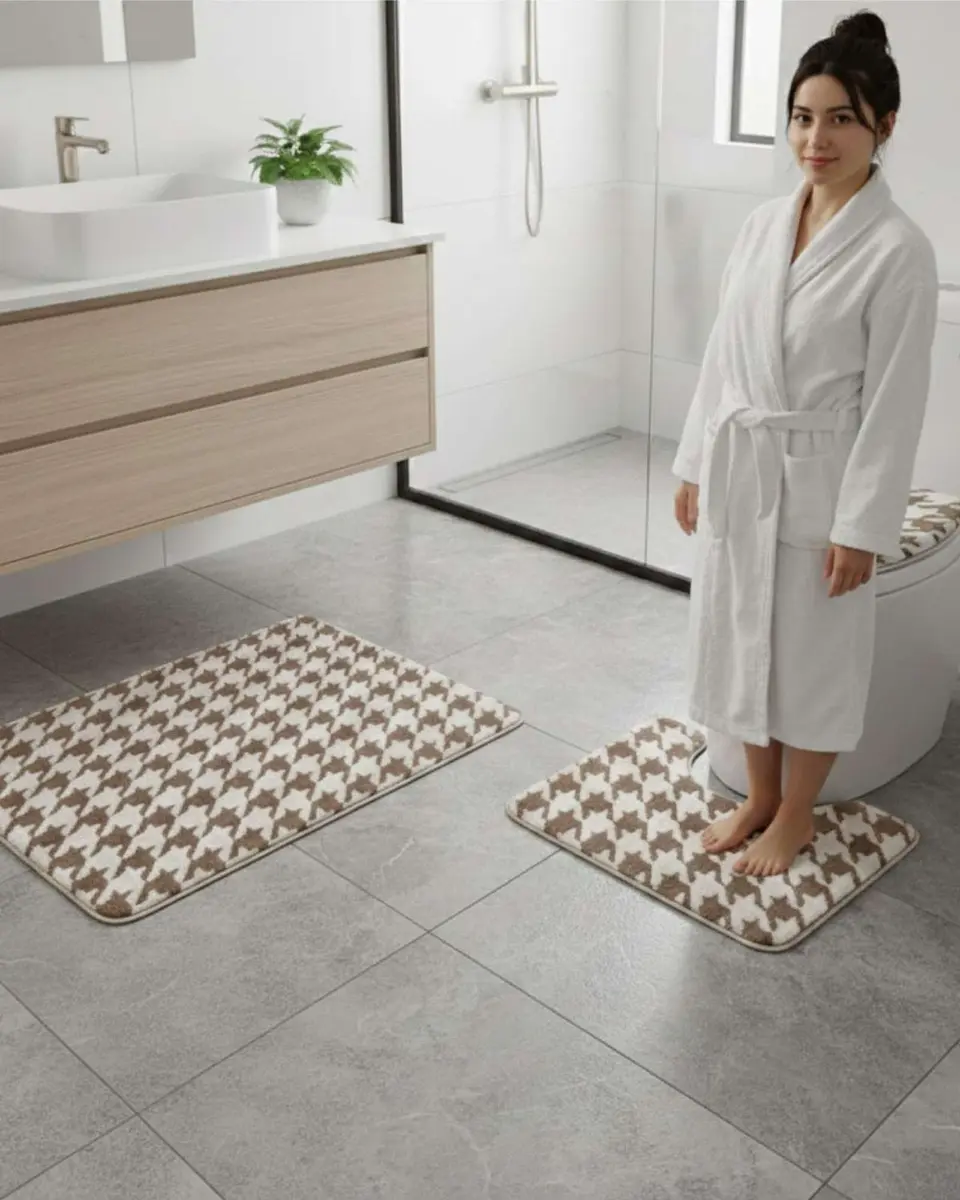 SET DE BAÑO 3 PIEZAS SUAVES Y ABSORBENTES 5