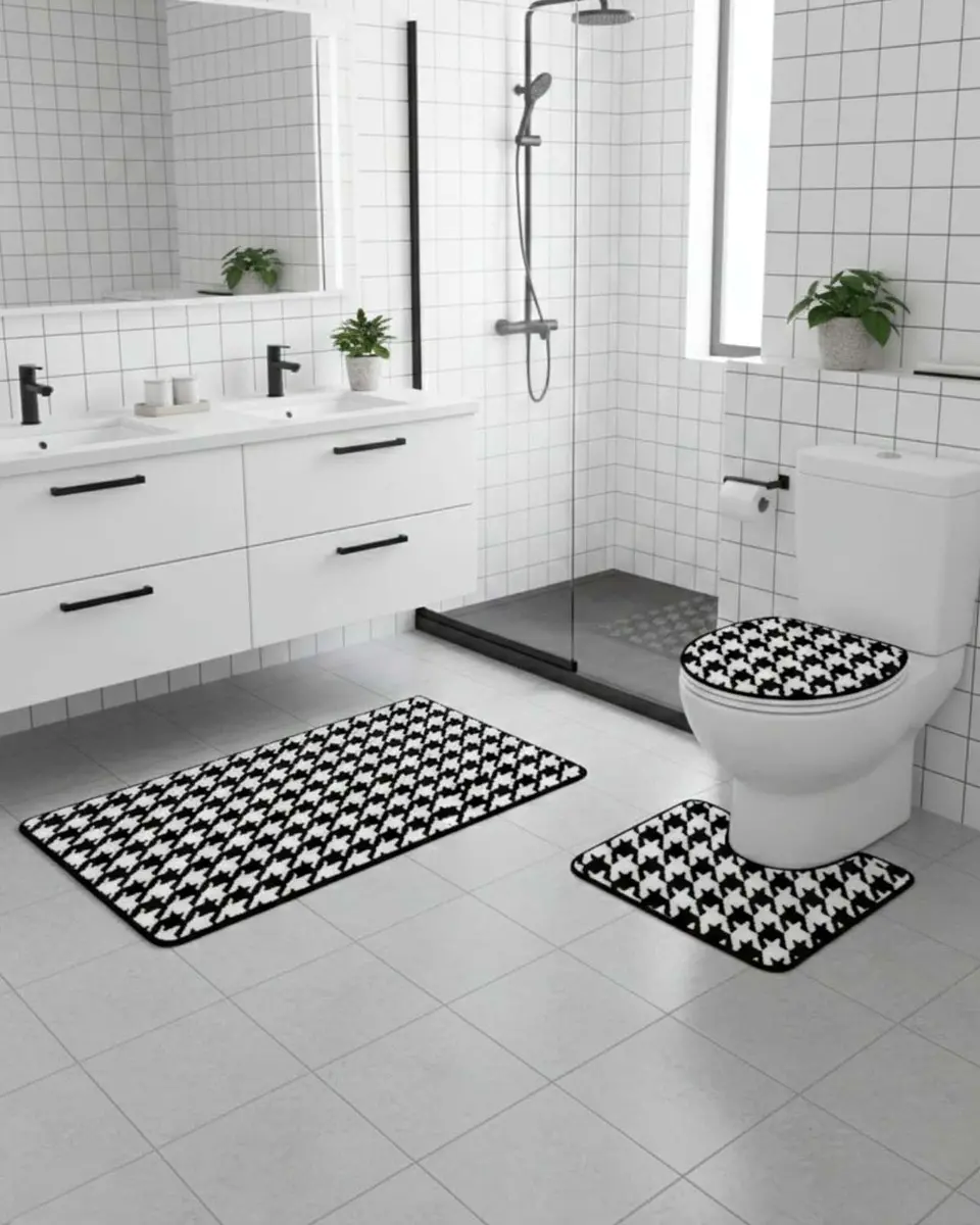 SET DE BAÑO 3 PIEZAS SUAVES Y ABSORBENTES 1