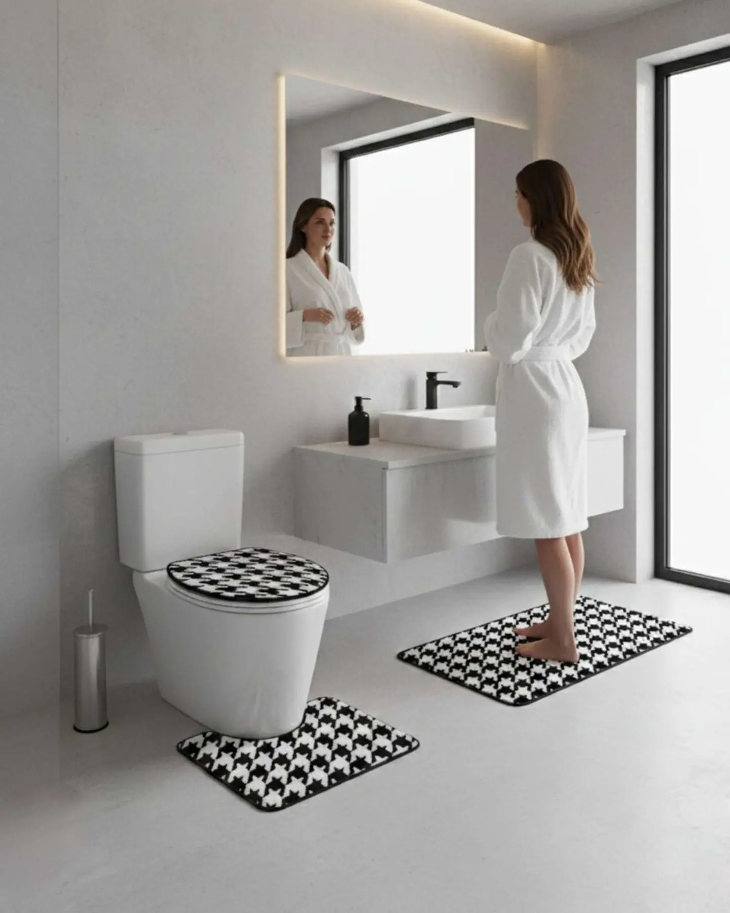 SET DE BAÑO 3 PIEZAS SUAVES Y ABSORBENTES 3