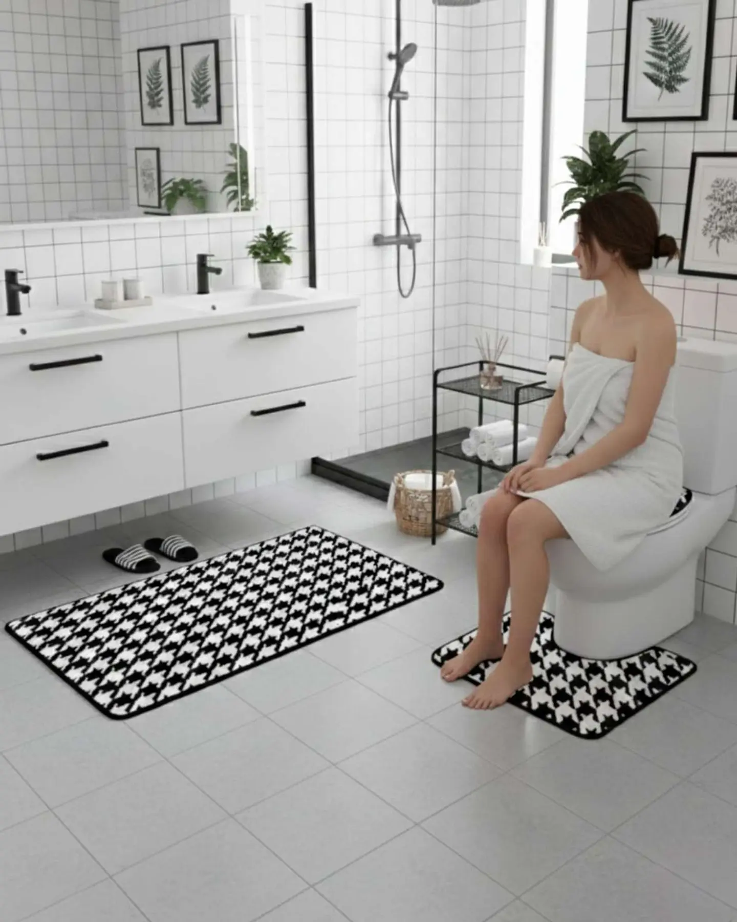 SET DE BAÑO 3 PIEZAS SUAVES Y ABSORBENTES 5