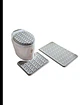 SET DE BAÑO 3 PIEZAS SUAVES Y ABSORBENTES - Miniatura 6