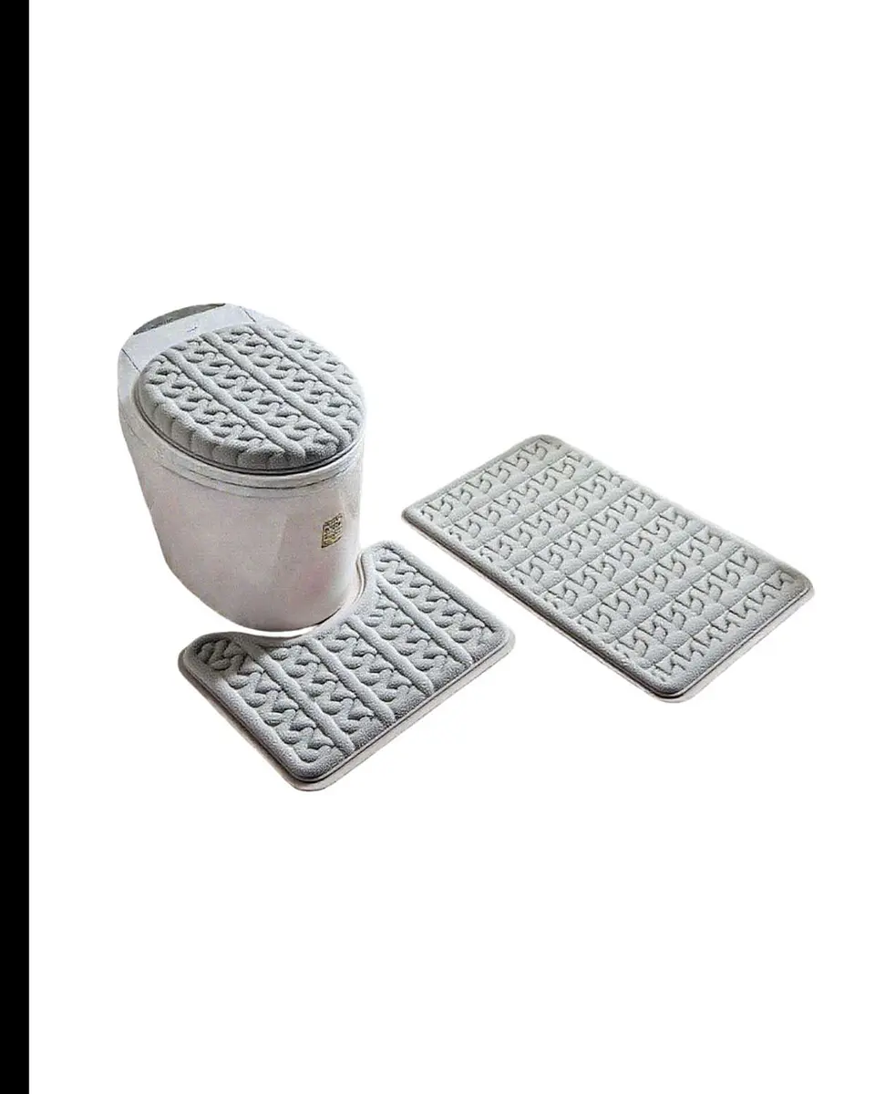 SET DE BAÑO 3 PIEZAS SUAVES Y ABSORBENTES 6