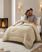 Cubrecama Plaza y Media Sherpa Chiporro Invierno Extra Suave Premium - Miniatura 1
