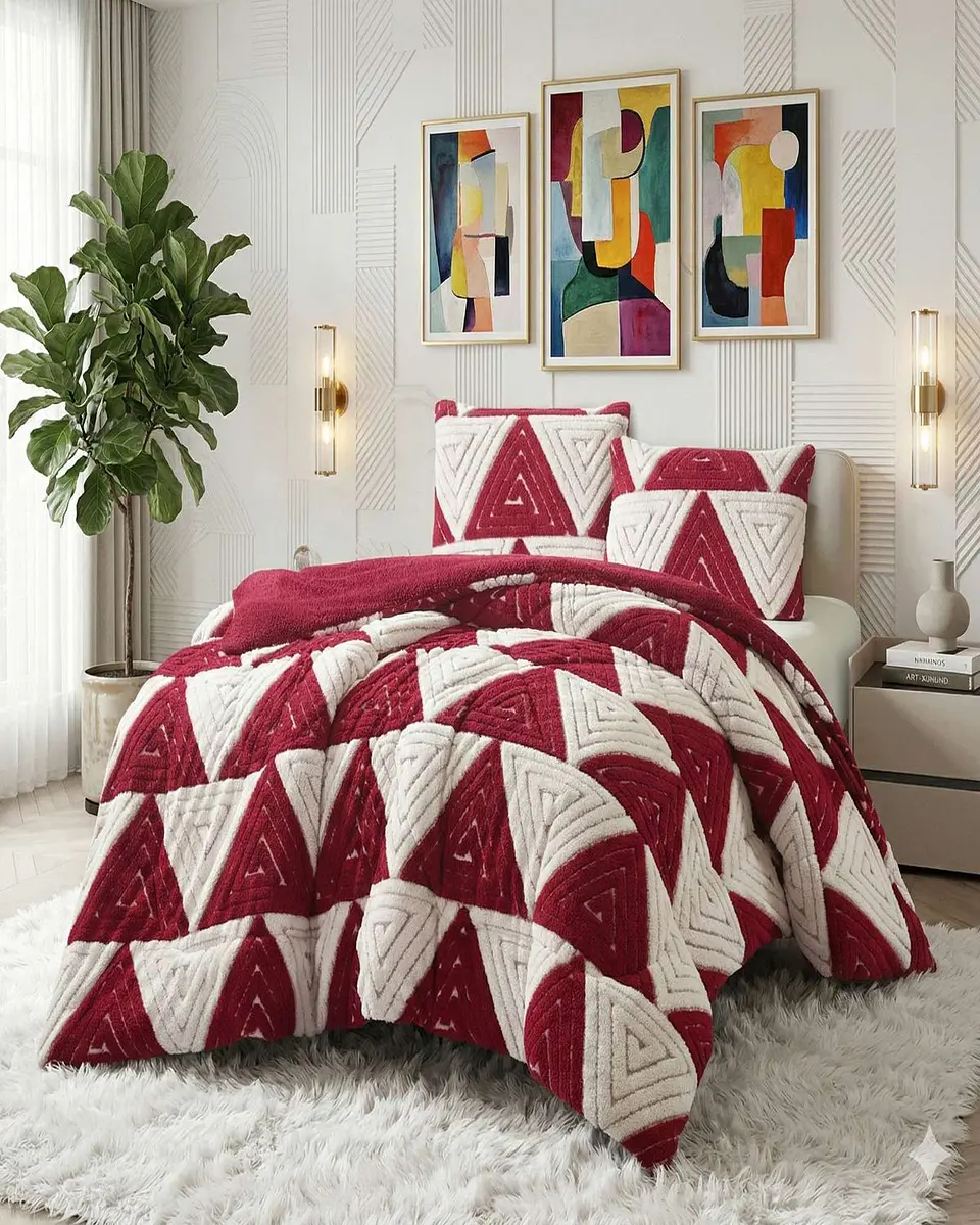 Cubrecama 2 plaza Invierno Jacquard Cutting Premium Chiporro Extra Suave 2