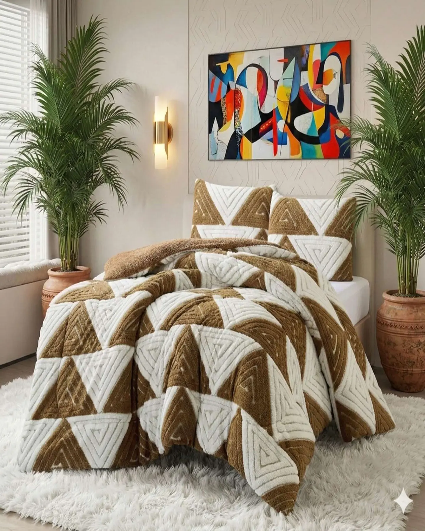 Cubrecama King Invierno Jacquard Cutting Premium Chiporro Extra Suave 6