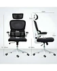 Silla Ergonómica Pro Máximo Confort con Apoyacabeza Ajustable Blanca - Miniatura 7
