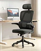 Silla Ergonómica Pro Máximo Confort con Apoyacabeza Ajustable Negra - Miniatura 1