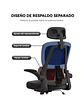Silla Ergonómica Pro Máximo Confort con Apoyacabeza Ajustable Negra - Miniatura 5