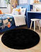 Alfombra Redonda de Pelo Suave Shaggy 150 cm - Miniatura 1