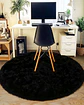 Alfombra Redonda de Pelo Suave Shaggy 150 cm - Miniatura 3