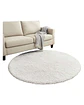 Alfombra Redonda de Pelo Suave Shaggy 150 cm - Miniatura 4