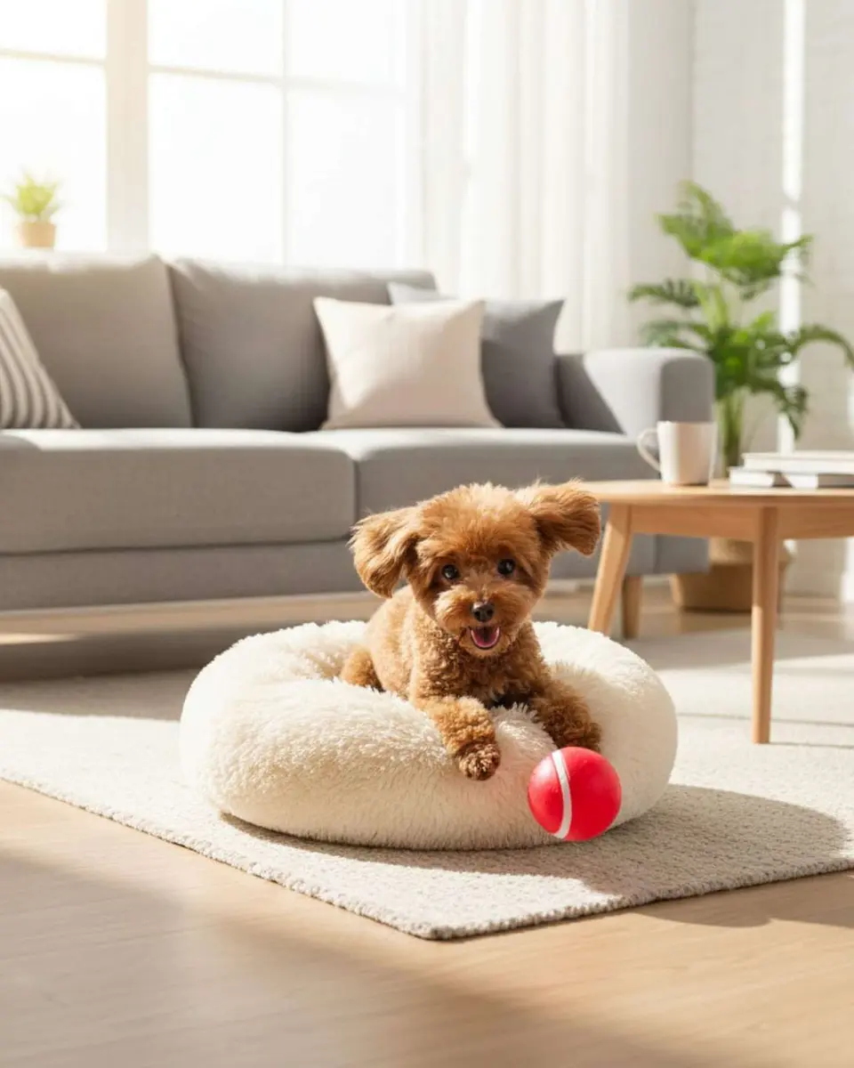 Cama Acolchada de Alta Densidad para tus mascotas 70 cm 2