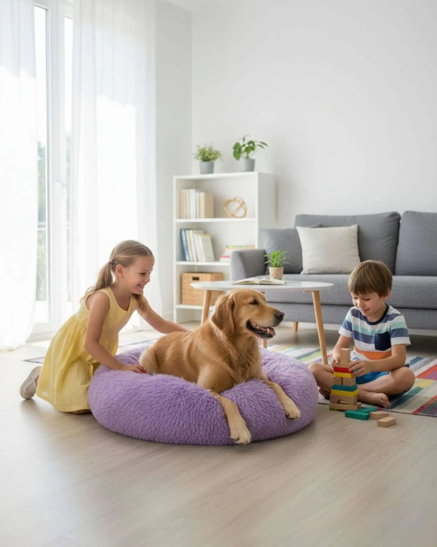 Cama Acolchada de Alta Densidad para tus mascotas 70 cm 5
