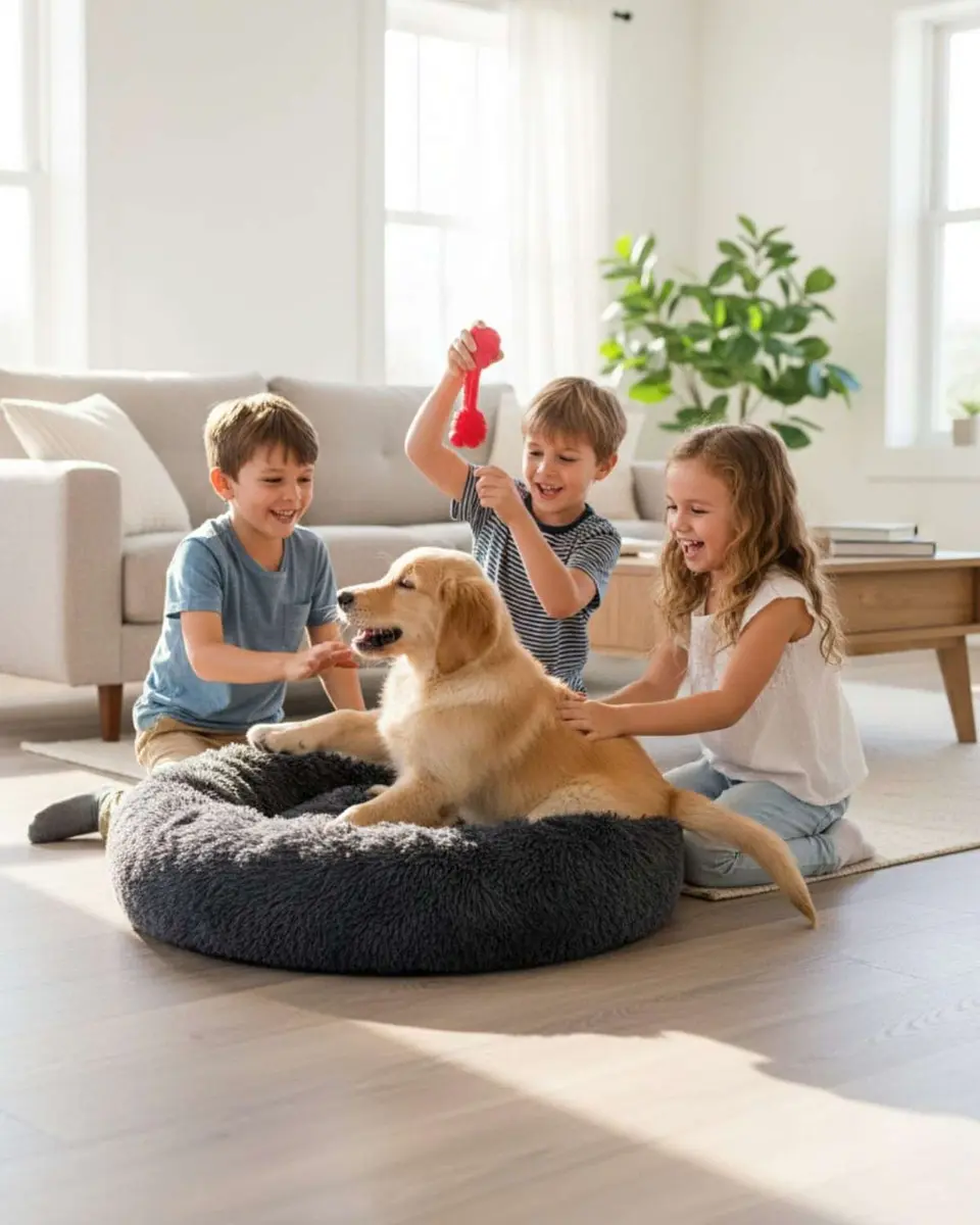 Cama Acolchada de Alta Densidad para tus mascotas 70 cm 5