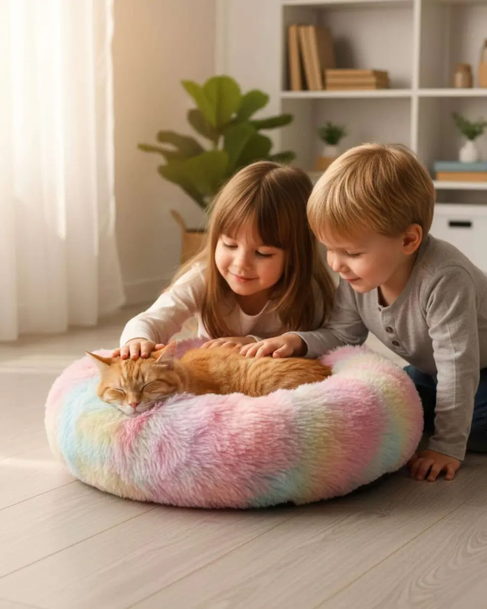 Cama Acolchada de Alta Densidad para tus mascotas 80 cm 5