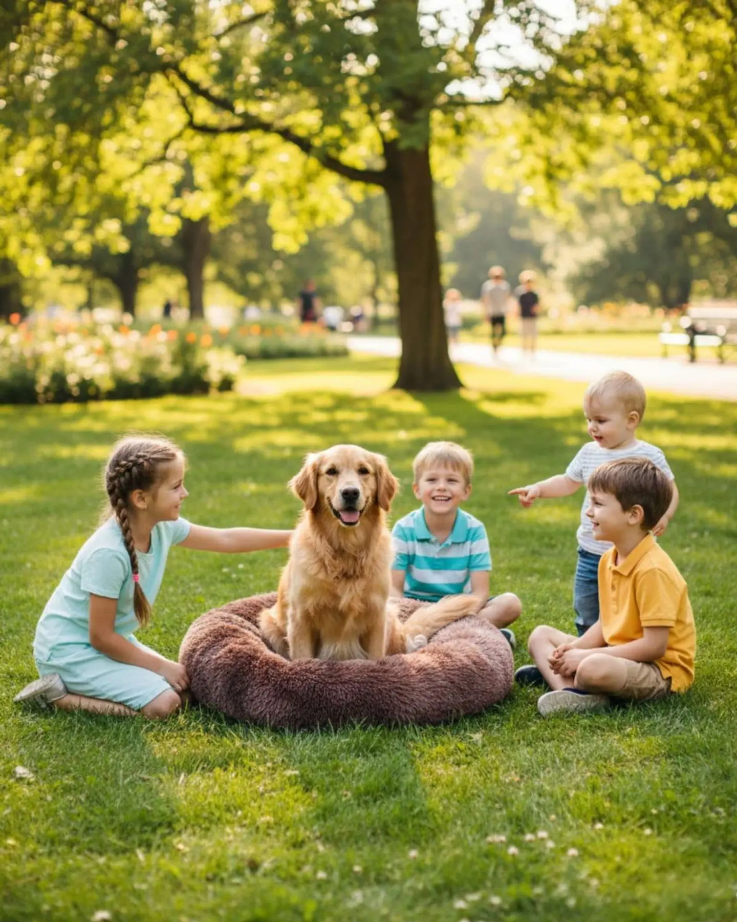 Cama Acolchada de Alta Densidad para tus mascotas 100 cm 5