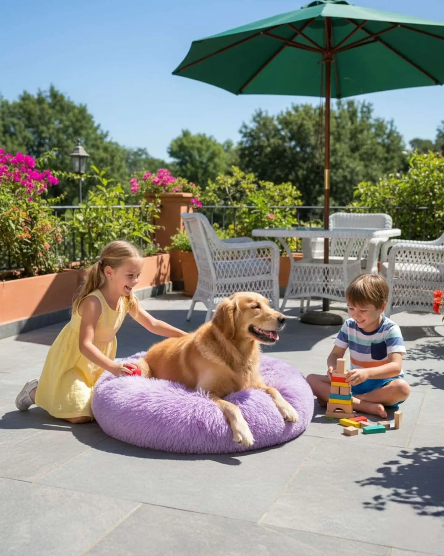 Cama Acolchada de Alta Densidad para tus mascotas 100 cm 6