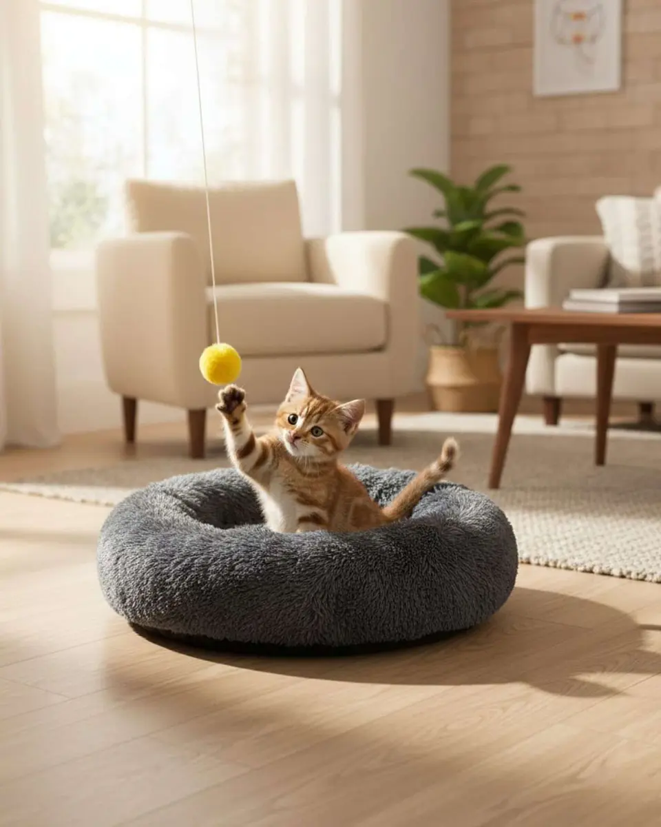 Cama Acolchada de Alta Densidad para tus mascotas 100 cm 1
