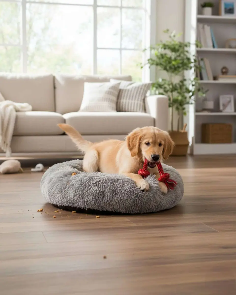Cama Acolchada de Alta Densidad para tus mascotas 100 cm 6