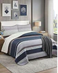 Cubrecama Quilt Con Sherpa Plaza y Media Diseño Elegante 180x230cm - Miniatura 2