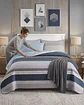 Cubrecama Quilt Con Sherpa Plaza y Media Diseño Elegante 180x230cm - Miniatura 4
