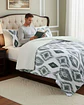 Cubrecama Quilt Con Sherpa Plaza y Media Diseño Elegante 180x230cm - Miniatura 4