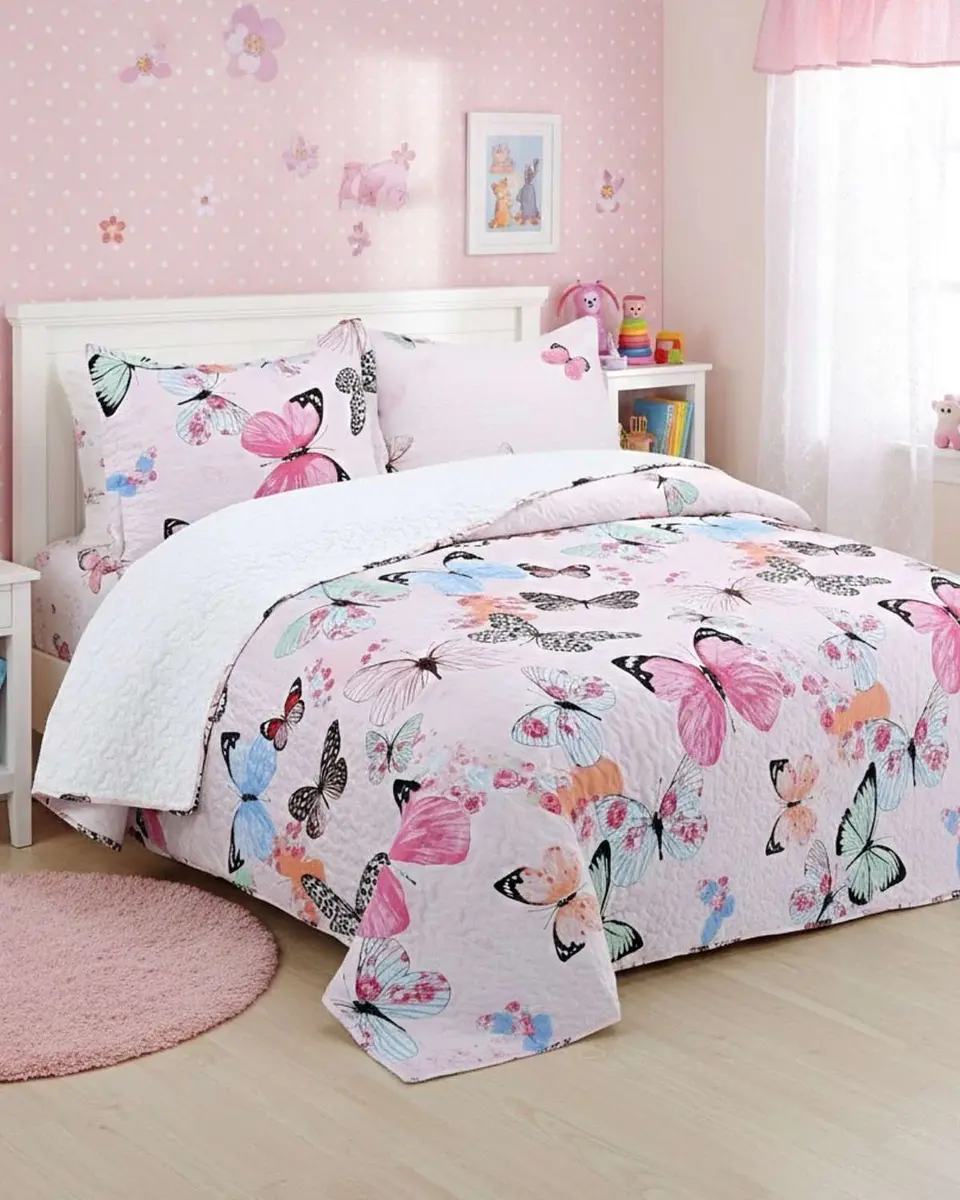 Cubrecama Quilt Con Sherpa 2 Plazas Diseño Elegante 230x250cm 4