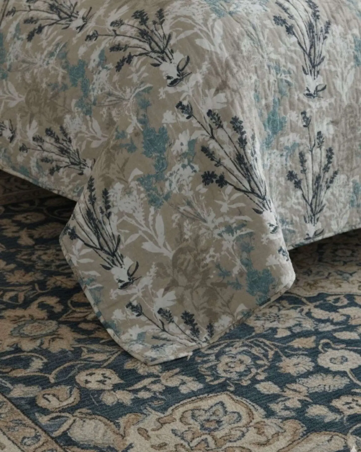 Cubrecama Quilt King Con Chiporro Diseño Elegante 250x270cm 6