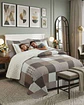 Cubrecama Quilt Con Sherpa Plaza y Media Diseño Elegante 180x230cm - Miniatura 2