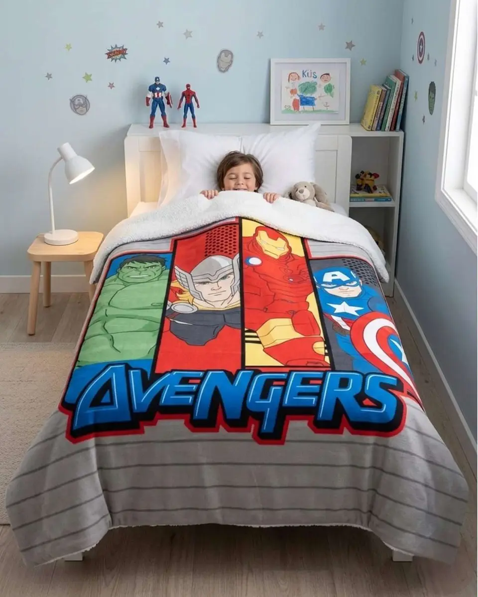 FRAZADAS POLAR SHERPA PLAZA Y MEDIA 3
