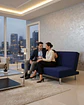 Protector de Futón diseño liso resiste y duradero - Miniatura 4