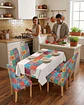 Juego De Mantel Antimanchas 140x220 + 6 Fundas De Silla - Miniatura 2