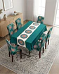 Juego De Mantel Antimanchas 140x220 + 6 Fundas De Silla - Miniatura 4