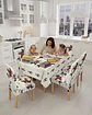 Juego De Mantel Antimanchas 140x220 + 6 Fundas De Silla - Miniatura 2