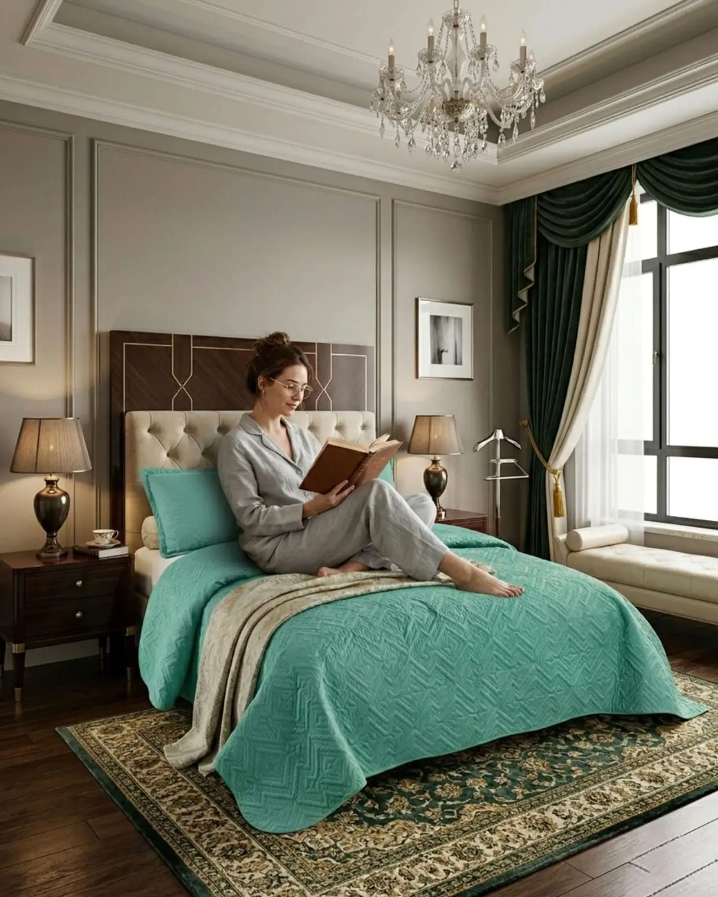 Quilt de Verano Transpirable, Ligero y Elegante plaza y media 5
