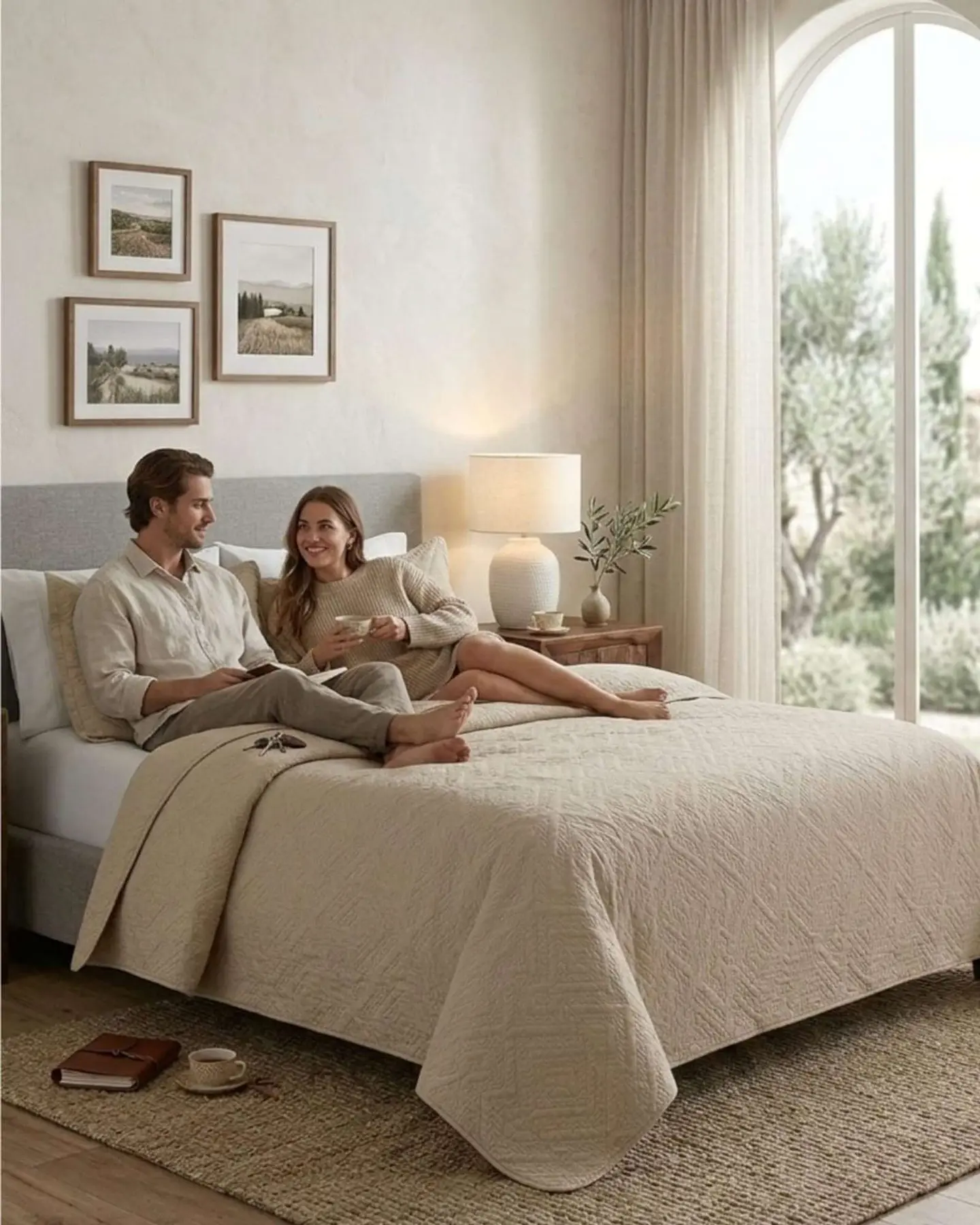 Quilt de Verano Transpirable, Ligero y Elegante king 4