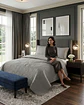 Quilt de Verano Transpirable, Ligero y Elegante king - Miniatura 1