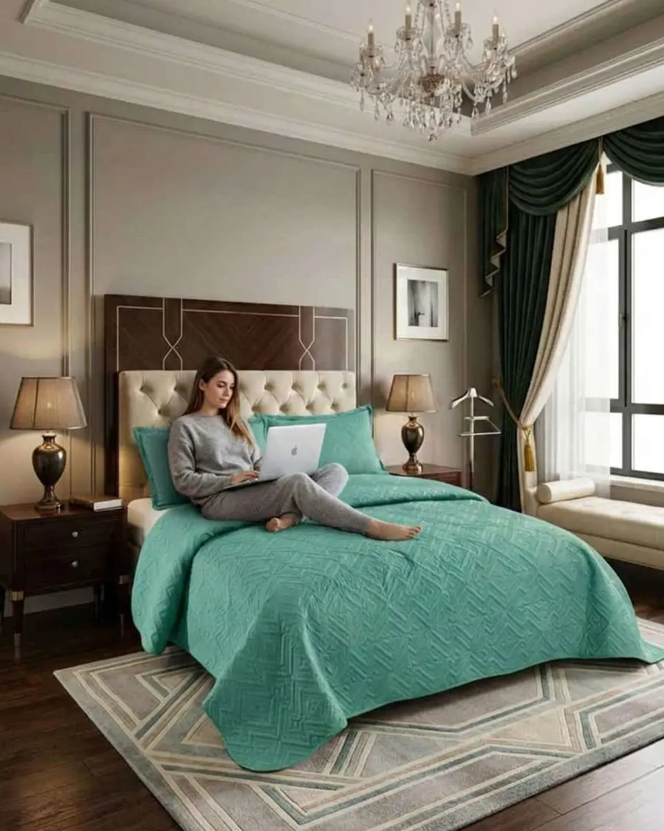 Quilt de Verano Transpirable, Ligero y Elegante king 6