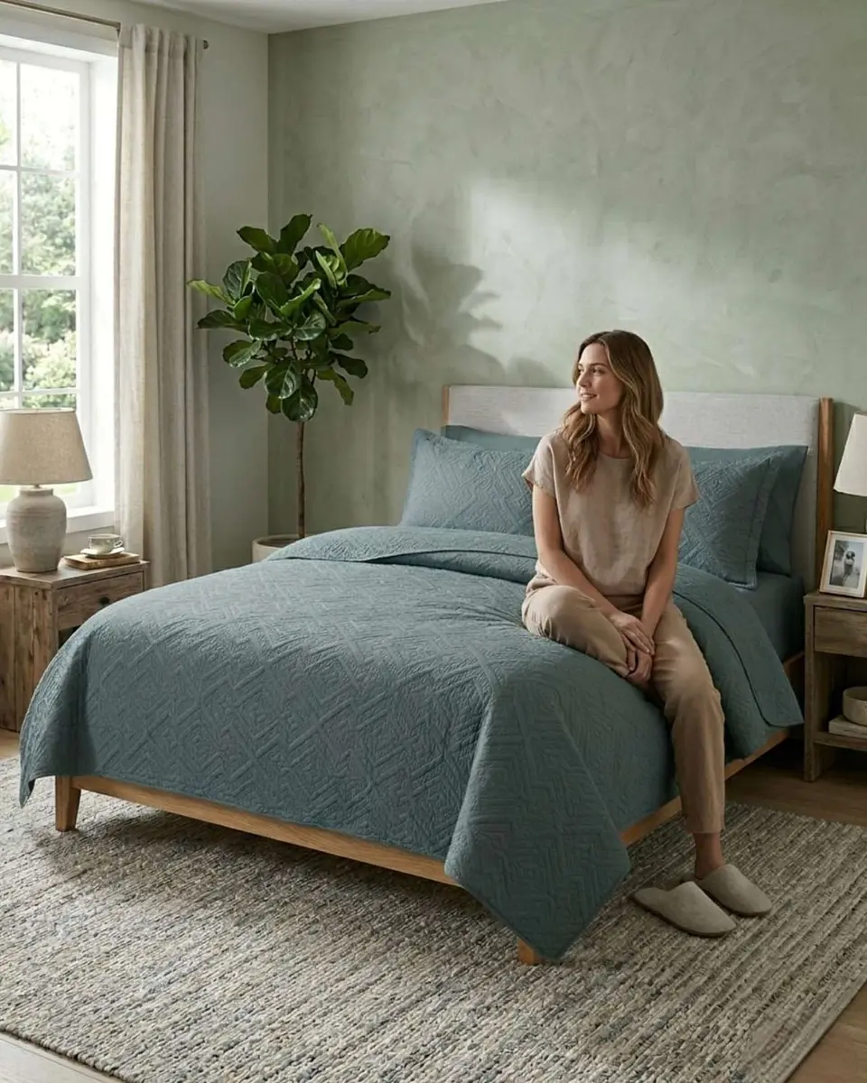 Quilt de Verano Transpirable, Ligero y Elegante king 1