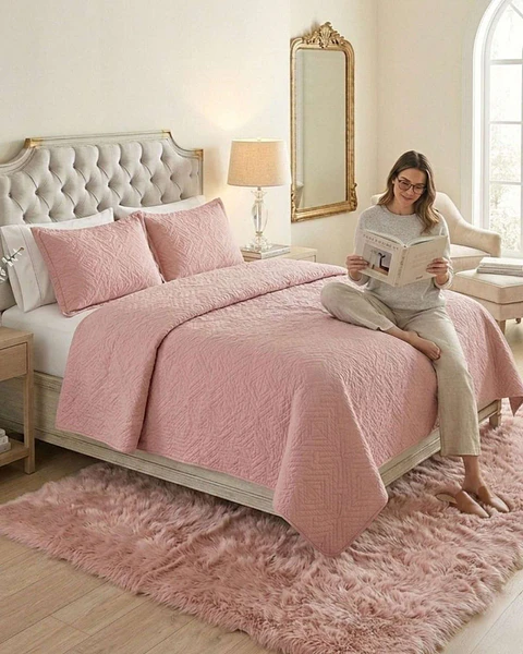 Quilt de Verano Transpirable, Ligero y Elegante king