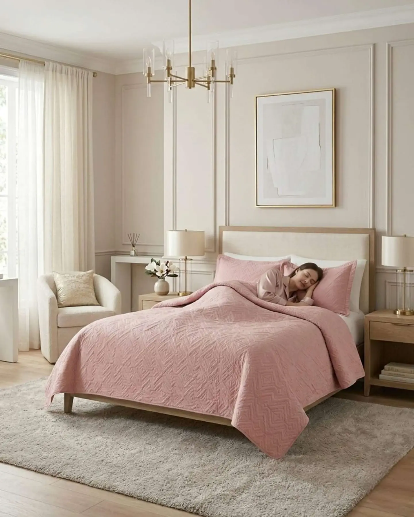 Quilt de Verano Transpirable, Ligero y Elegante king 5