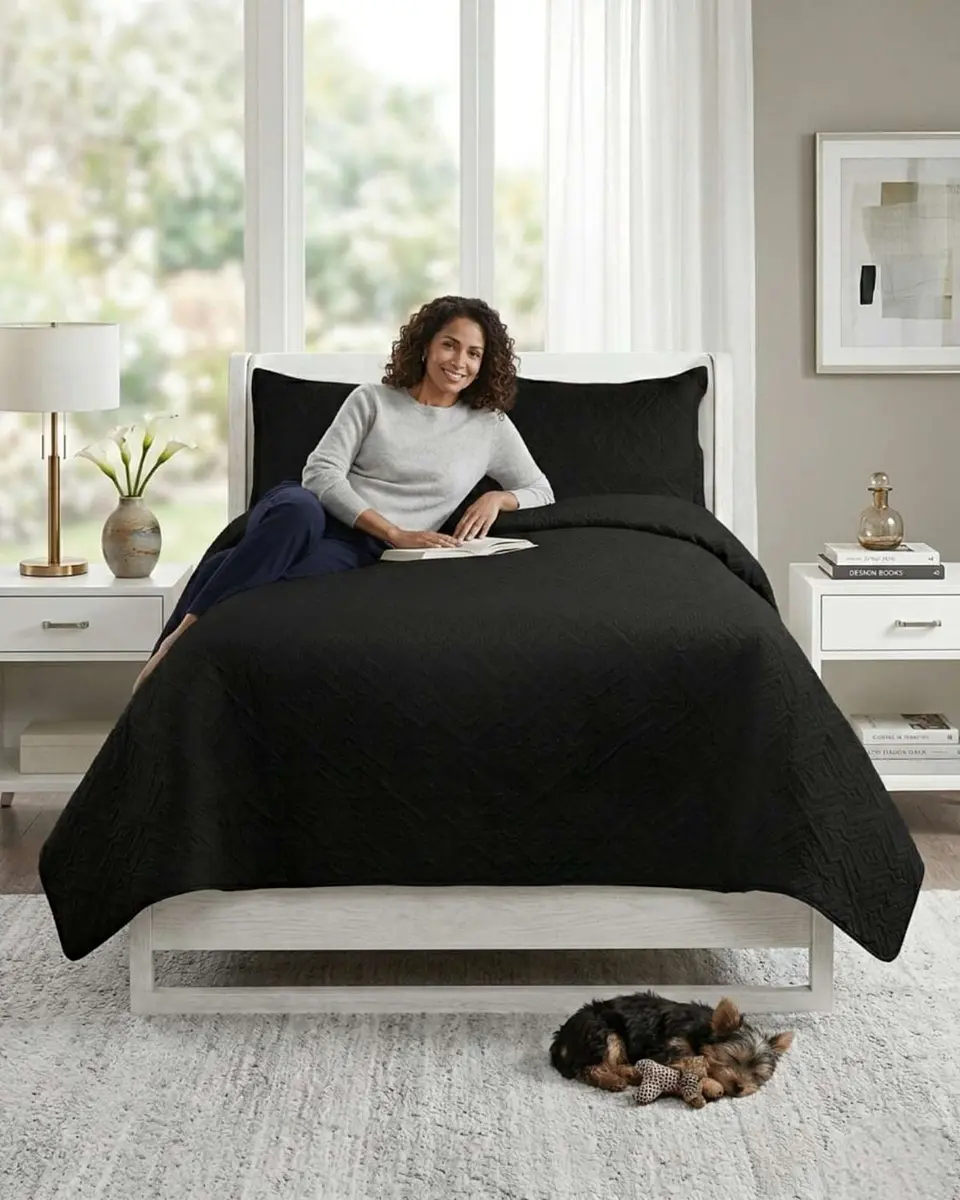 Quilt de Verano Transpirable, Ligero y Elegante king 2