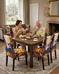 JUEGOS DE 6 FUNDAS PARA SILLAS  CON DISEÑO ELASTICO - Miniatura 3