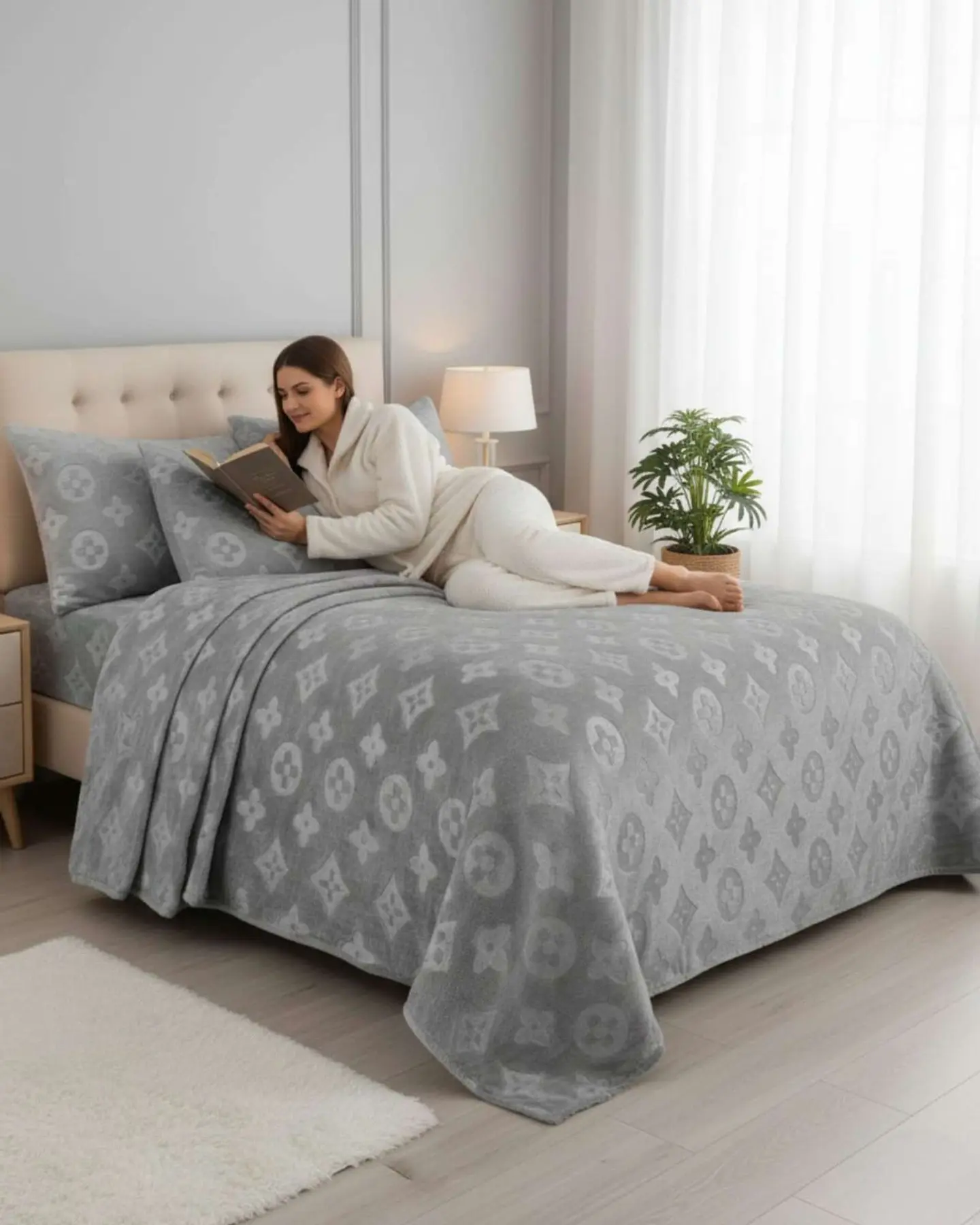 Sabanas Polar Plush King Termicas Invierno Ultra Suave 4