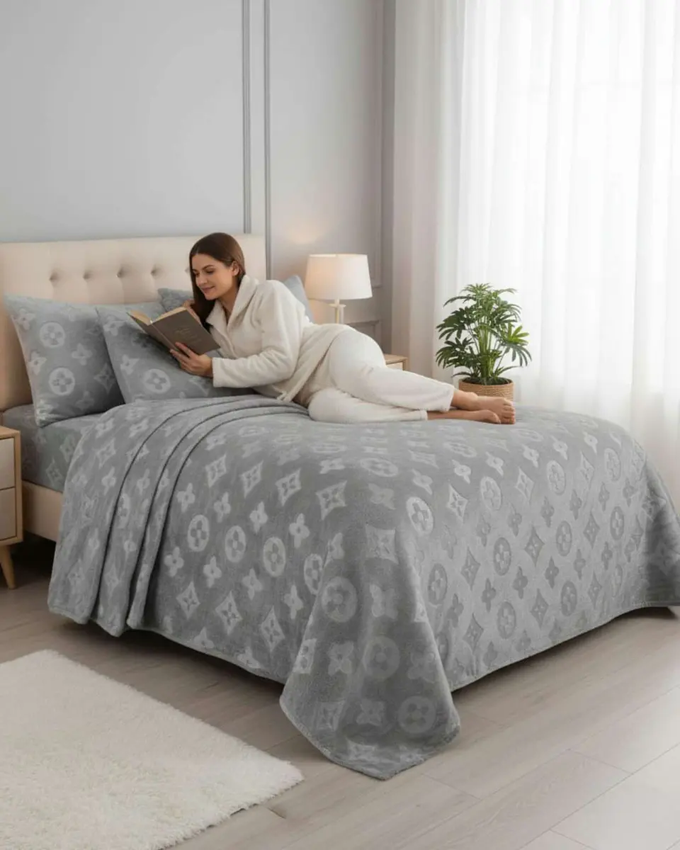 Sabanas Polar Plush King Termicas Invierno Ultra Suave 4